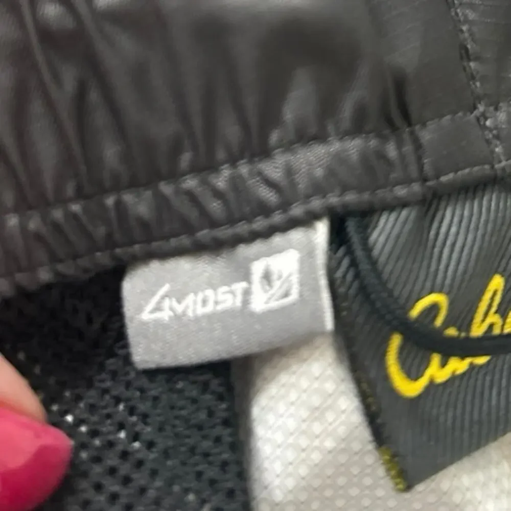 Cabela’s 4MOST Wind Water Repellent Rain Pants Mens M Gray Outdoor Hiking